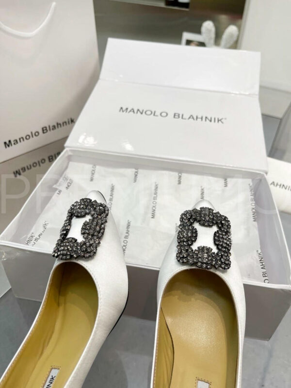Manolo Blahnik туфли текстильные PR858652 7