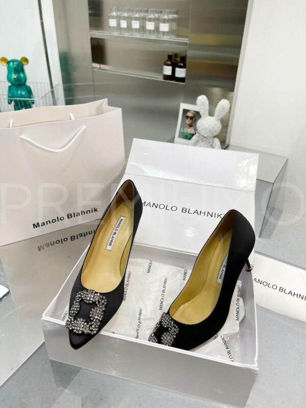 Manolo Blahnik туфли текстильные PR494880 3