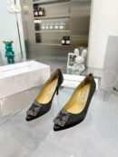 Manolo Blahnik туфли текстильные PR494880 12