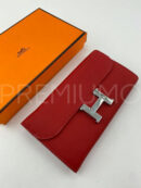 Hermes кошелек красный PR975660 3