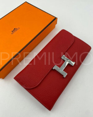 Hermes кошелек красный PR975660