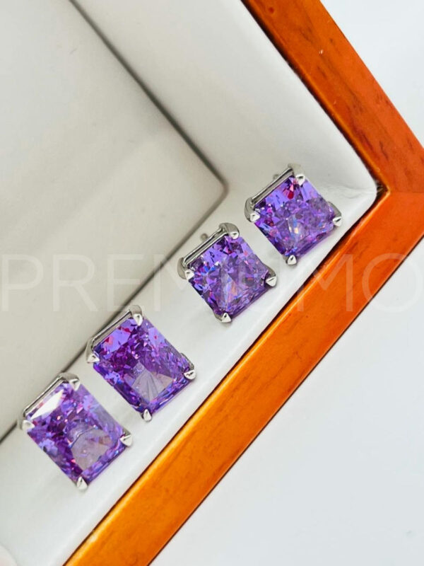 Graff серьги квадратные PR700409