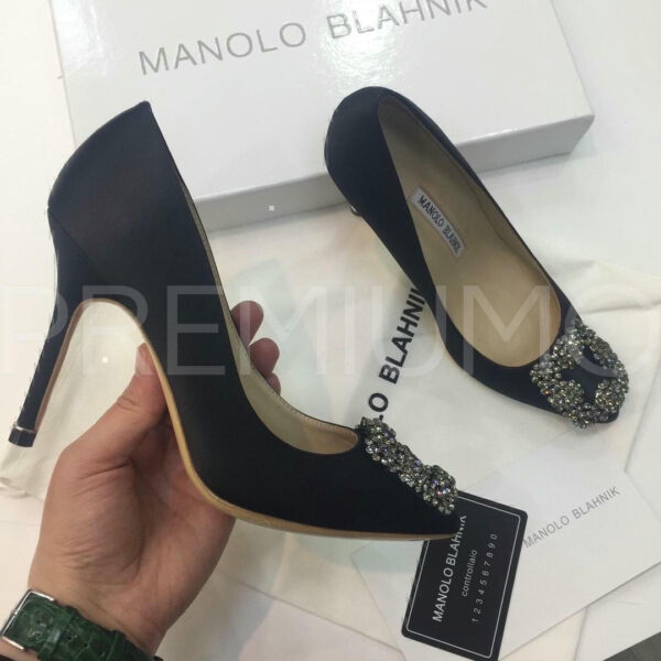 Manolo Blahnik туфли атласные PR7867PX 7