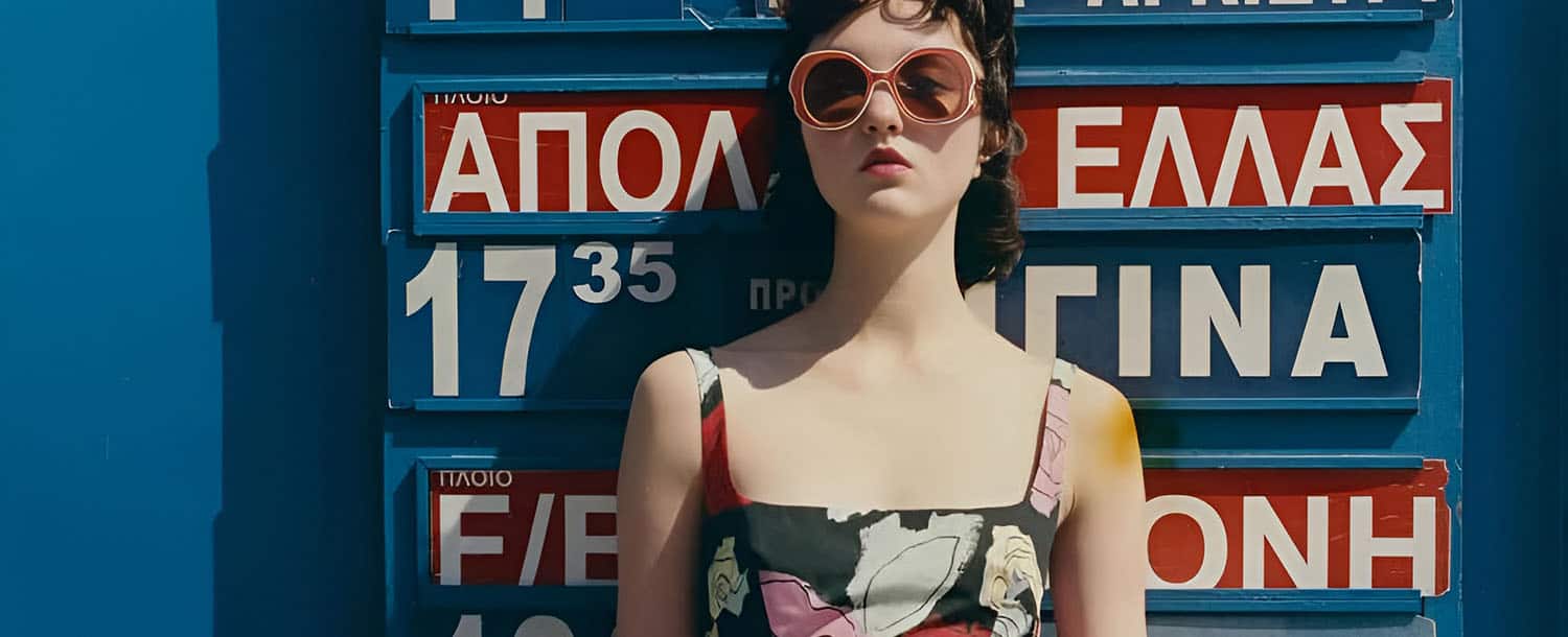 Летняя фотосессия Анастасии Черкасовой для Elle Greece