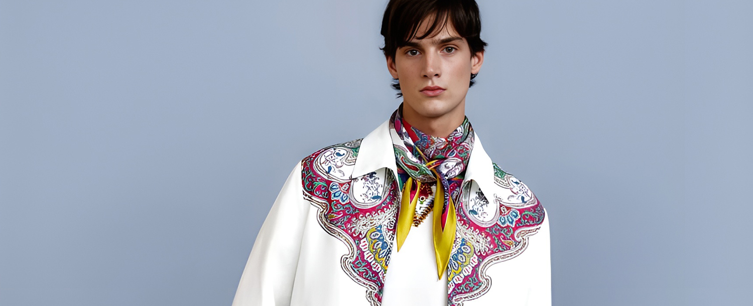 Etro SS26: переосмысление пейсли и новая формула мужской элегантности