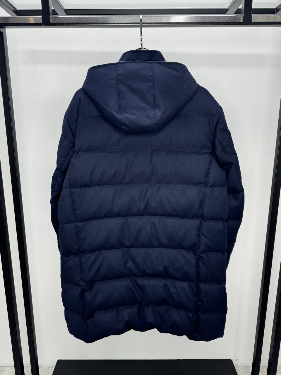 Синий пуховик Kiton из кашемира PR7766 9 Синий пуховик Kiton из кашемира PR7766 9