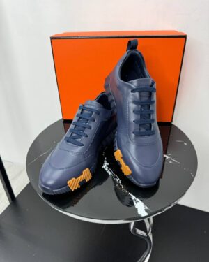 Кожаные кроссовки Hermes PR7754 Кожаные кроссовки Hermes PR7754