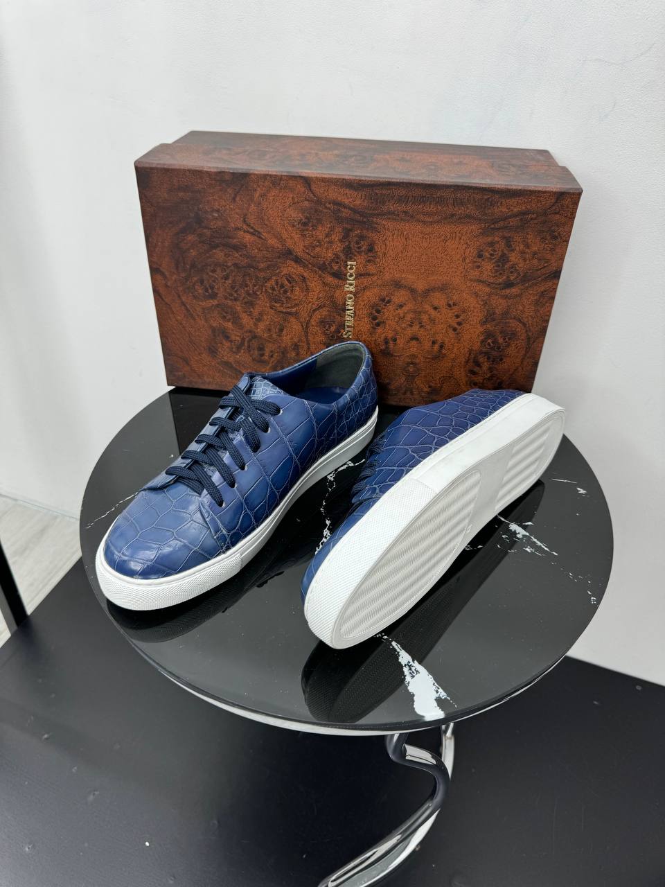 Кеды Stefano Ricci из кожи крокодила PR7762 2 Кеды Stefano Ricci из кожи крокодила PR7762 2