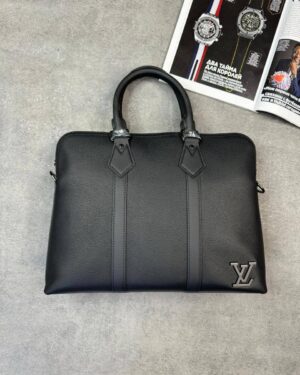 Портфель коричневый Louis Vuitton классический деловой PR7763 Портфель коричневый Louis Vuitton классический деловой PR7763