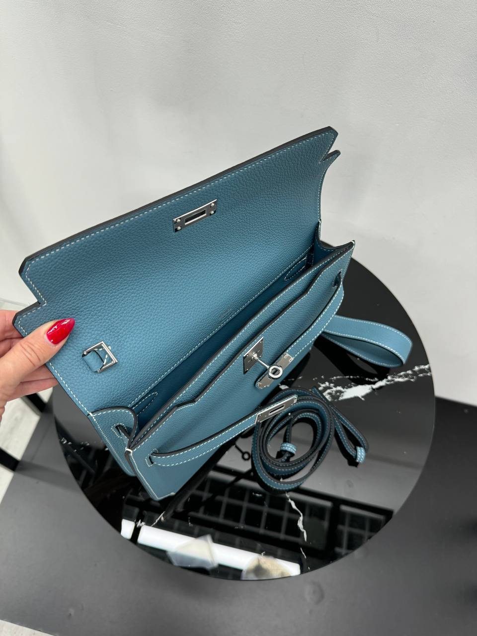 Клатч барсетка Hermes коричневый PR7753 6 Клатч барсетка Hermes коричневый PR7753 6