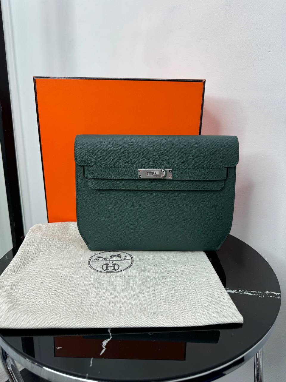 Клатч барсетка Hermes коричневый PR7753 2 Клатч барсетка Hermes коричневый PR7753 2